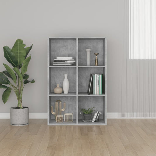 Book Cabinet/Sideboard  Concrete Grey Chipboard
