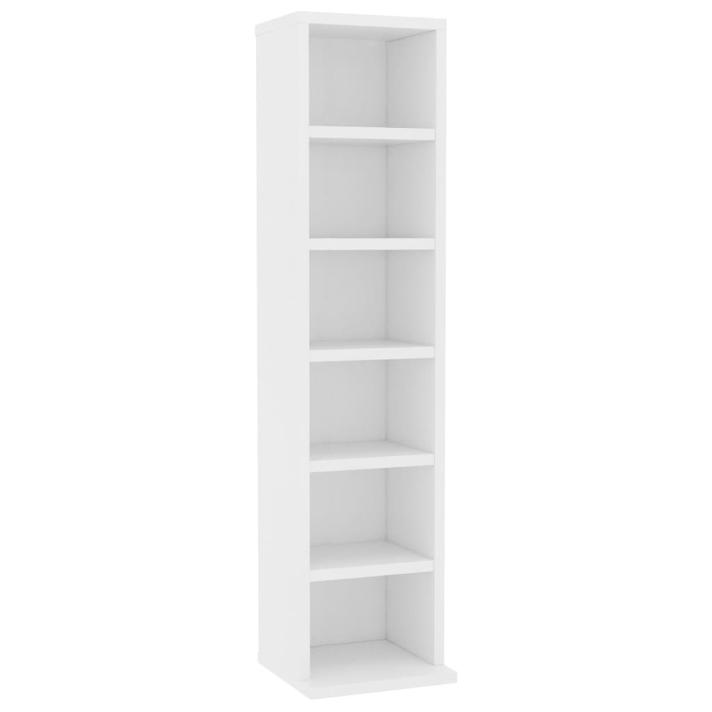 CD Cabinet White Chipboard