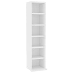 CD Cabinet White Chipboard