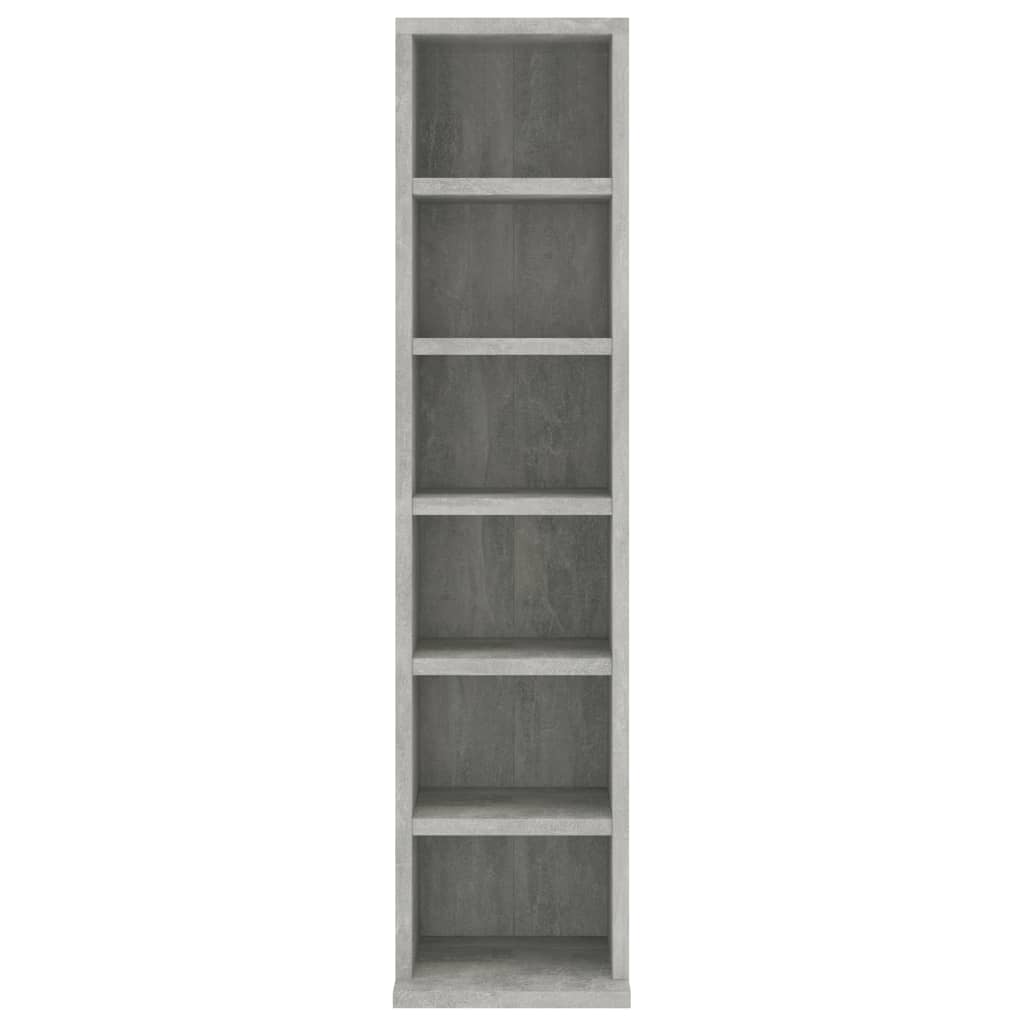 CD Cabinet Concrete Grey Chipboard