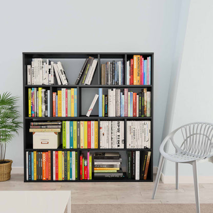 Room Divider/Book Cabinet Black  Chipboard