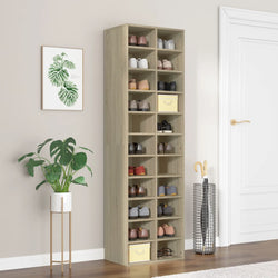 Shoe Cabinet  Sonoma Oak Chipboard