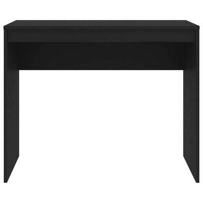 Black Study Desk 90x40cm Engineered Wood | HomeAndLiving