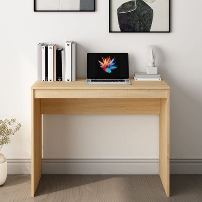 Desk Sonoma Oak Chipboard - 90×40×72cm