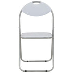 Folding Dining Chairs 2 pcs White
