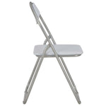 Folding Dining Chairs 2 pcs White