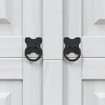 Mexican Pine Wardrobe 2 Door White Rustic | HomeAndLiving