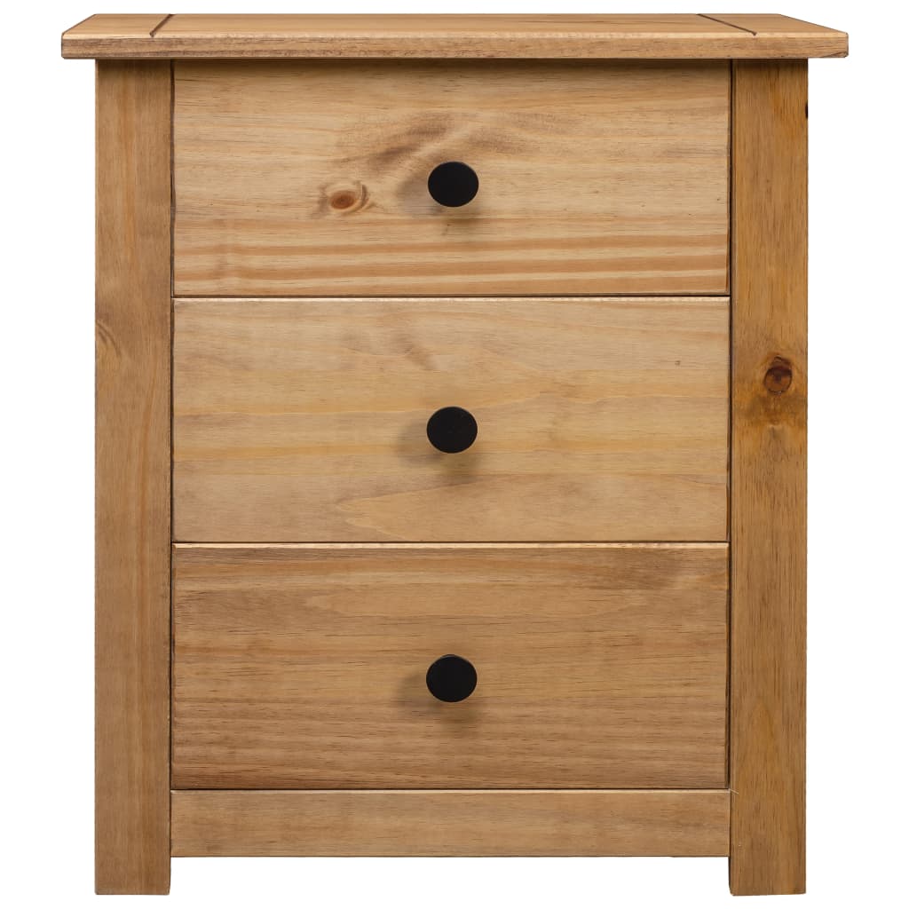 Solid Pine Bedside Table 3 Drawer Cabinet | HomeAndLiving
