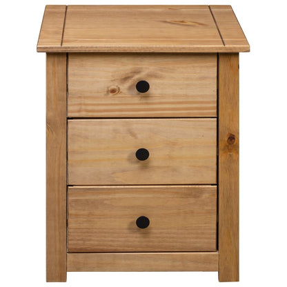 Solid Pine Bedside Table 3 Drawer Cabinet | HomeAndLiving