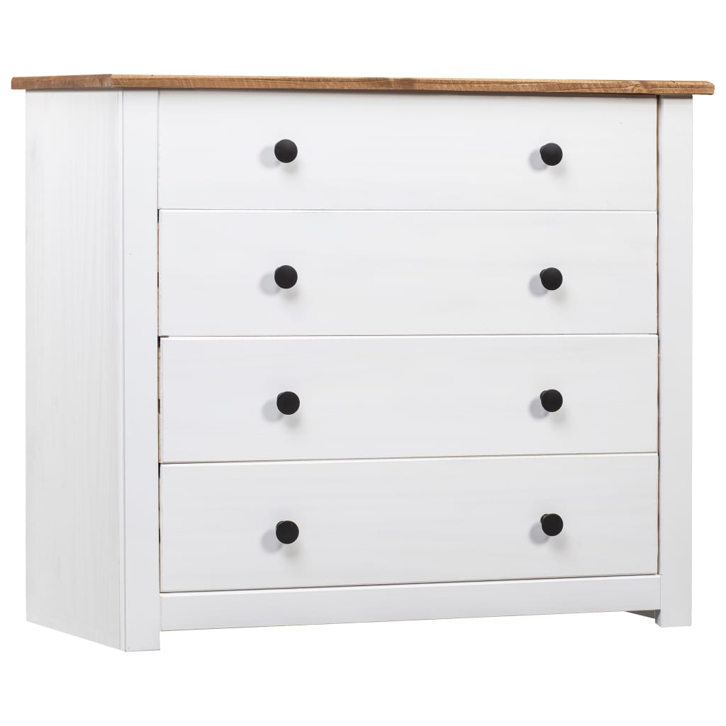 Side Cabinet White Pine Panama Range