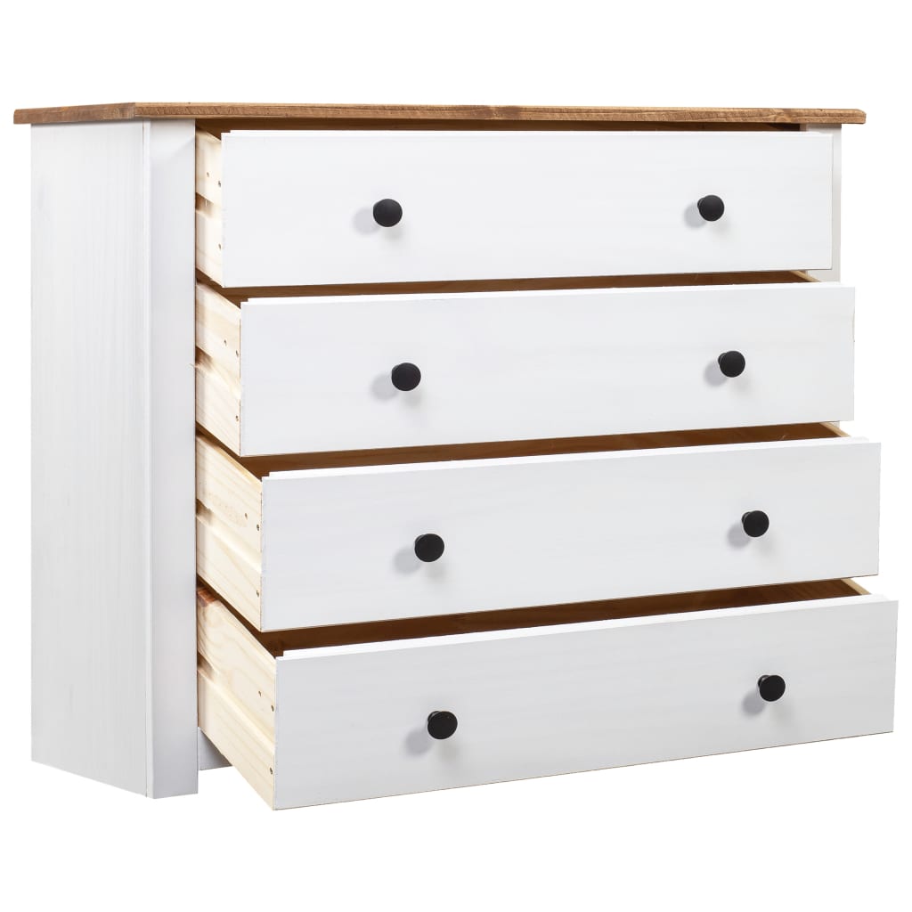 Side Cabinet White Pine Panama Range