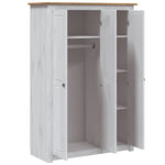 3-Door Wardrobe White Pine Panama Range