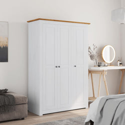 3-Door Wardrobe White Pine Panama Range