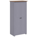 Solid Pine Wood Wardrobe Cabinet Panama Range Clothes Storage with Hanging Rail