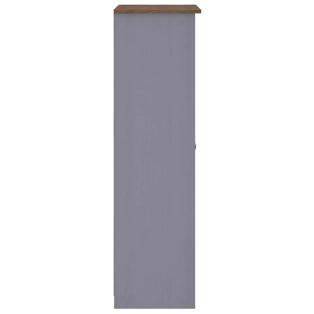 Solid Pine Wood Wardrobe Cabinet Panama Range Clothes Storage with Hanging Rail