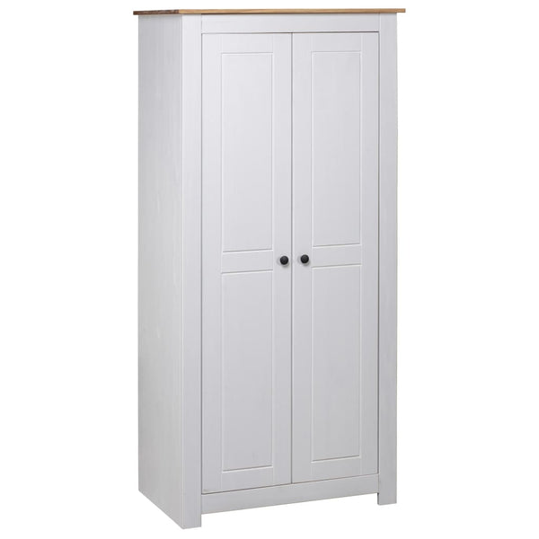  Wardrobe White Solid Pine Panama Range