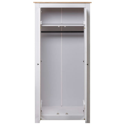 Wardrobe White Solid Pine Panama Range