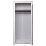 Wardrobe White Solid Pine Panama Range