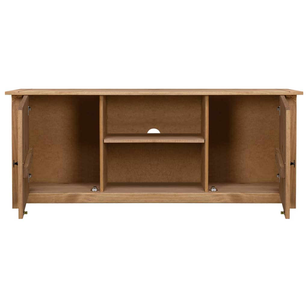 Tv Cabinet Solid Pine Wood Panama Range
