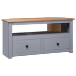 Corner Tv Cabinet Grey Solid Pine Panama Range