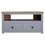 Corner Tv Cabinet Grey Solid Pine Panama Range