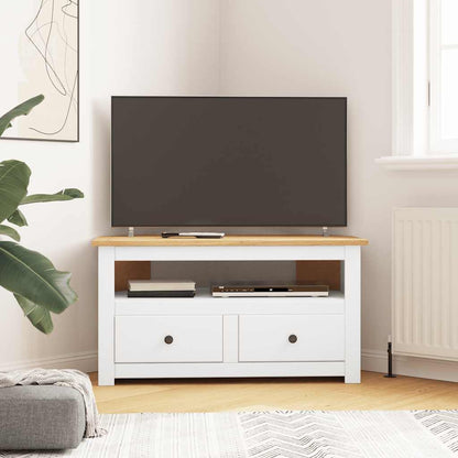 Corner Tv Cabinet Solid Wood 93x49x49cm