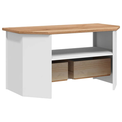 Corner Tv Cabinet Solid Wood 93x49x49cm