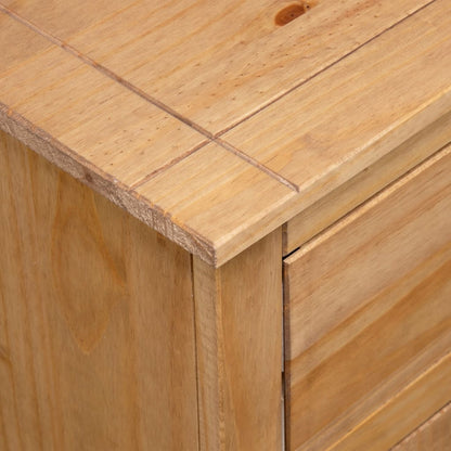 Solid Pine Sideboard Natural 93x40x80cm