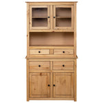 Highboard 93x40.5x180 cm Solid Pine Panama Range