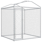Outdoor Dog Kennel with Canopy 'Top