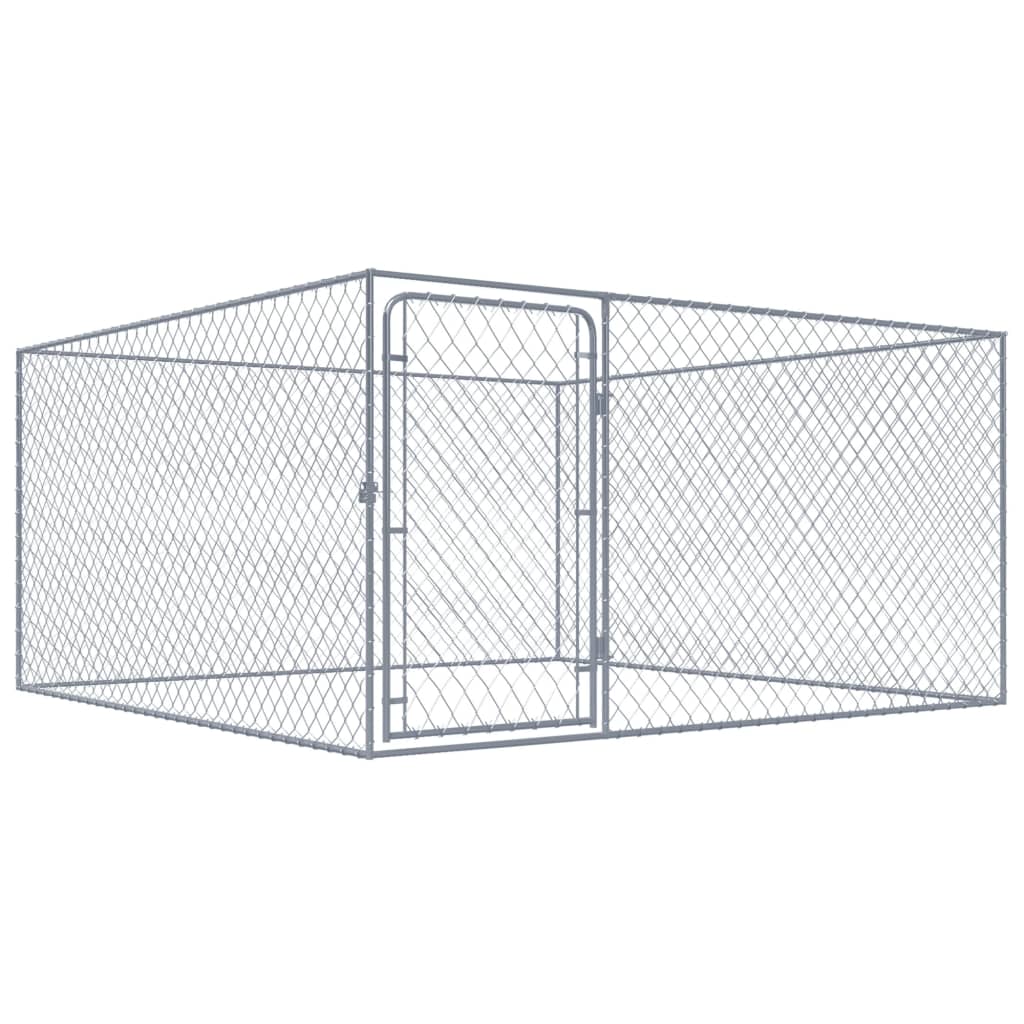 Outdoor Dog Kennel Galvanised Steel S"