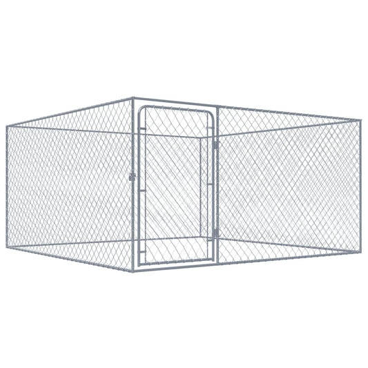 Outdoor Dog Kennel Galvanised Steel S"