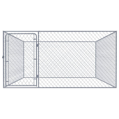 Outdoor Dog Kennel Galvanised Steel S"
