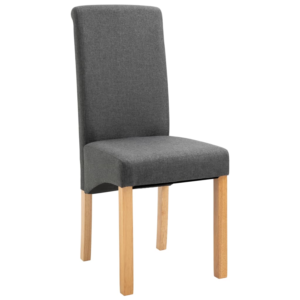 Dining Chairs 6 pcs Grey Fabric - 42×54.5×96cm