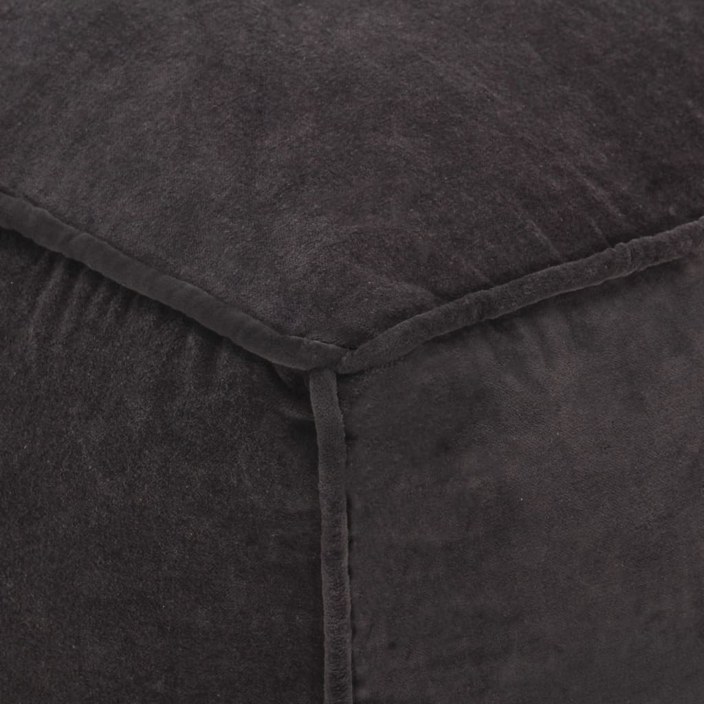 Pouffe Cotton Velvet