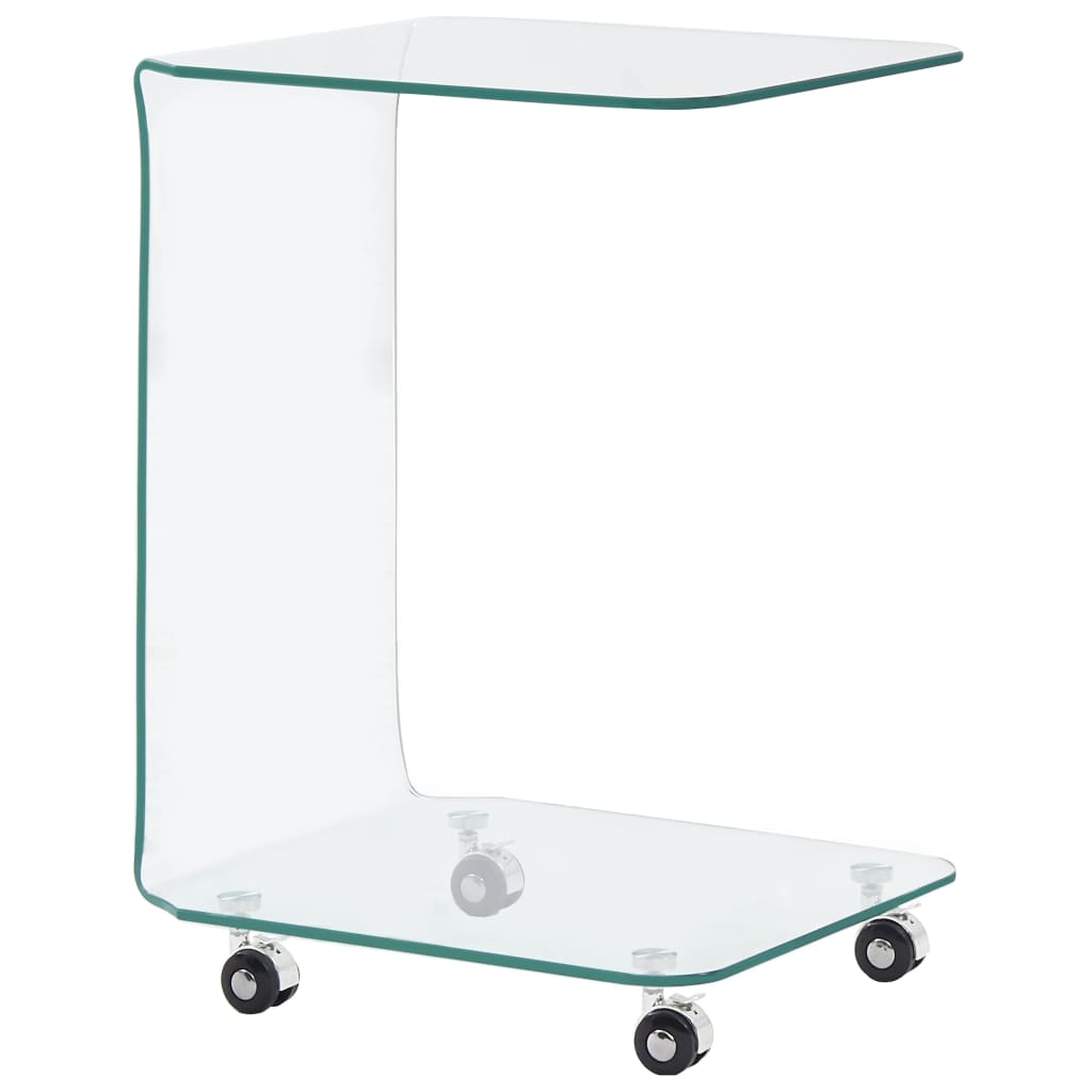 Coffee Table Tempered Glass - 45×40×63cm