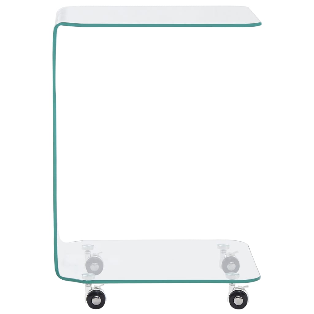 Coffee Table Tempered Glass - 45×40×63cm