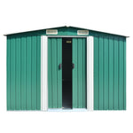 Garden Shed  Metal Green