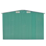 Garden Shed  Metal Green