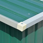 Garden Shed  Metal Green