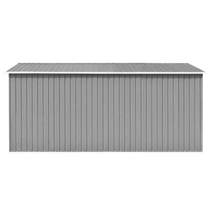 Garden Shed Metal Grey - 257×392×181cm