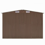 Garden Shed Metal Brown