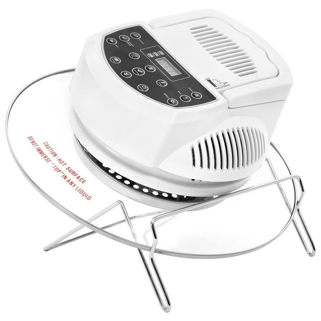 Halogen Convection Oven with Extension Ring and Digital Timer