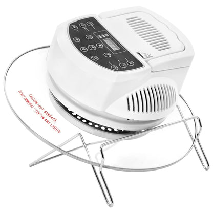 Halogen Convection Oven with Extension Ring and Digital Timer
