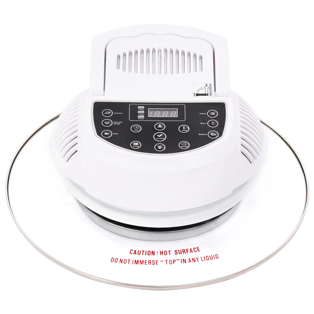 Halogen Convection Oven with Extension Ring and Digital Timer