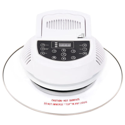 Halogen Convection Oven with Extension Ring and Digital Timer