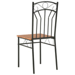 Dining Chairs 6 pcs Brown