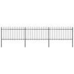 Garden Home Fence with Spear Top Steel