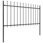 Garden Home Fence with Spear Top Steel
