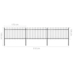 Garden Home Fence with Spear Top Steel